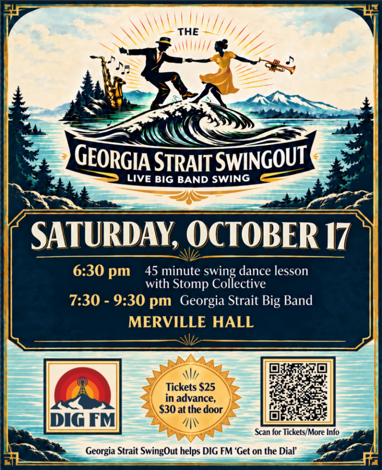 Georgia Straight Big Band–Oct 17